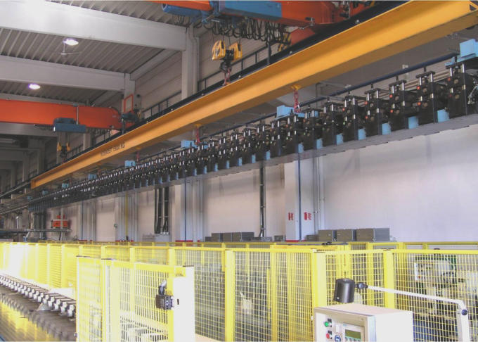 54-fach Kassettensystem einer Rollprofiliermaschine