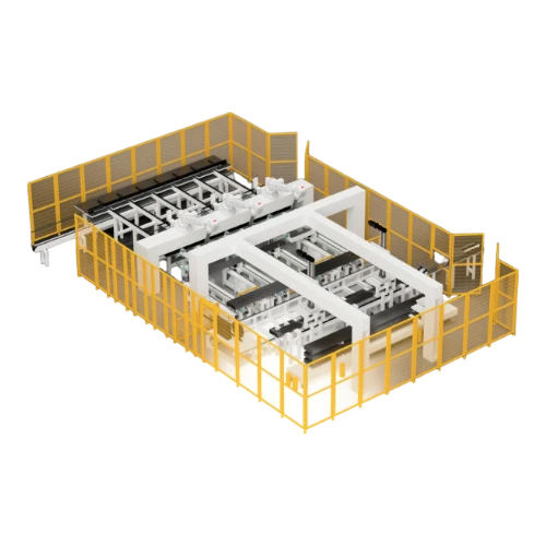 Abstapeln und Verpacken mit Roboterhandling