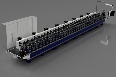 Profilieranlage mit 32 fach Schnellwechselkassette